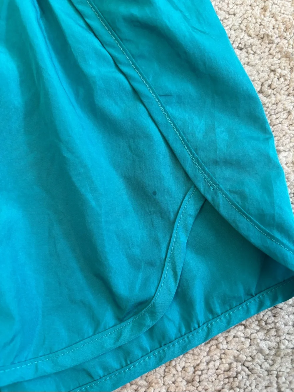 FP Movement by Free People Teal Athletic Shorts with Smocked Waistband, Women L